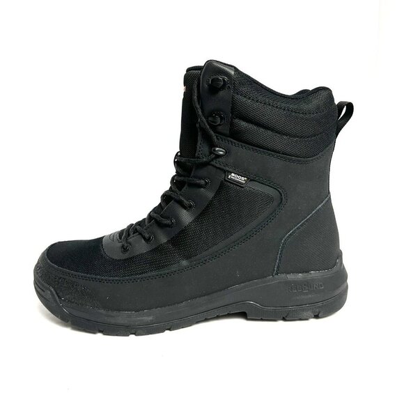 Bogs Mens Shale 8” Glaciergrip Waterproof Boot Black 13 M main image 4
